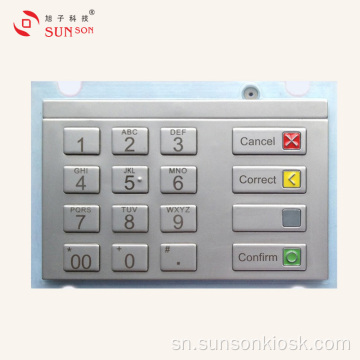 Mini-saizi Encryption PIN pad yePayment Kiosk